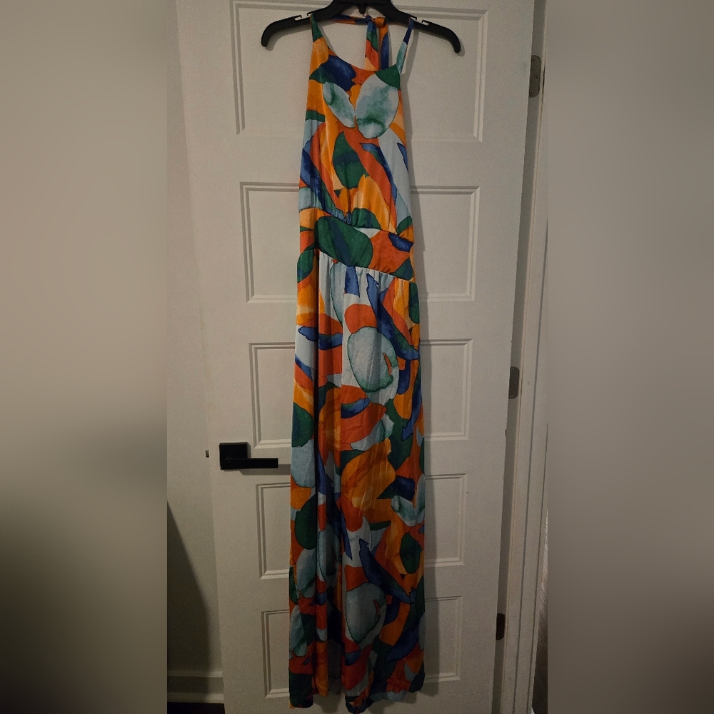 New York & Company Halter Jumpsuit